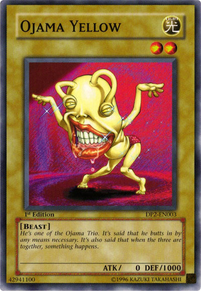 Ojama Yellow [DP2-EN003] Common | Jomio and Rueliete's Cards and Comics