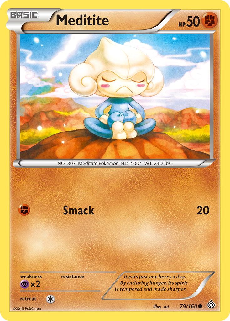 Meditite (79/160) [XY: Primal Clash] | Jomio and Rueliete's Cards and Comics