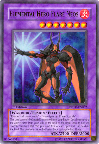 Elemental Hero Flare Neos [POTD-EN032] Ultra Rare | Jomio and Rueliete's Cards and Comics
