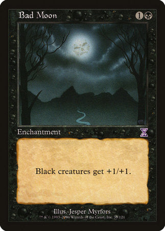 Bad Moon [Time Spiral Timeshifted] | Jomio and Rueliete's Cards and Comics