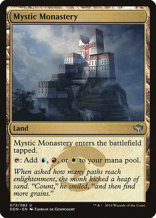 Mystic Monastery [Duel Decks: Speed vs. Cunning] | Jomio and Rueliete's Cards and Comics