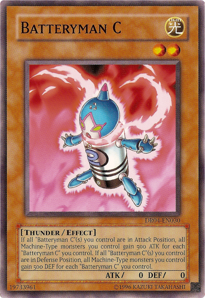 Batteryman C [DR04-EN030] Common | Jomio and Rueliete's Cards and Comics