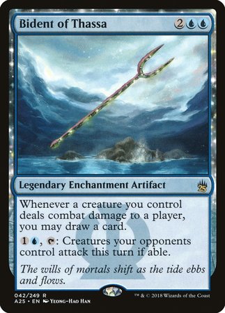 Bident of Thassa [Masters 25] | Jomio and Rueliete's Cards and Comics