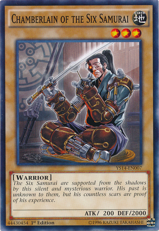 Chamberlain of the Six Samurai [YS14-EN007] Common | Jomio and Rueliete's Cards and Comics
