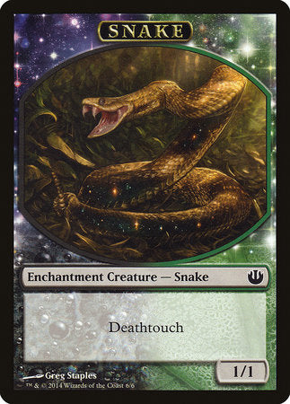 Snake Token [Journey into Nyx Tokens] | Jomio and Rueliete's Cards and Comics