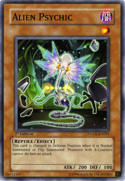 Alien Psychic [STON-EN031] Common | Jomio and Rueliete's Cards and Comics