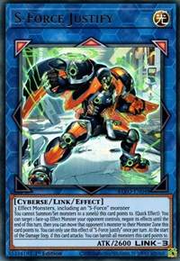 S-Force Justify [BLVO-EN048] Ultra Rare | Jomio and Rueliete's Cards and Comics