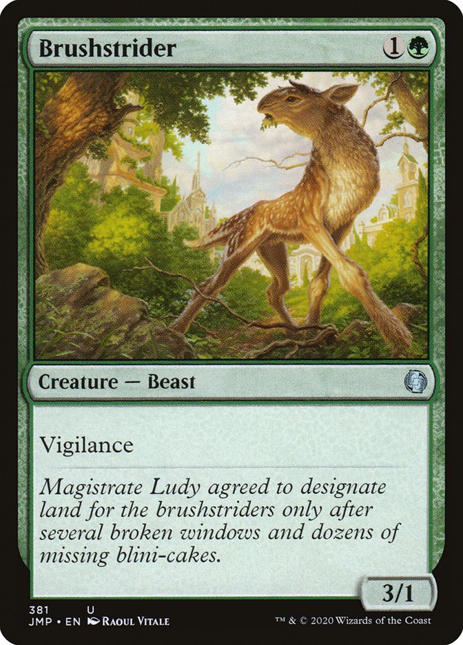 Brushstrider [Jumpstart] | Jomio and Rueliete's Cards and Comics