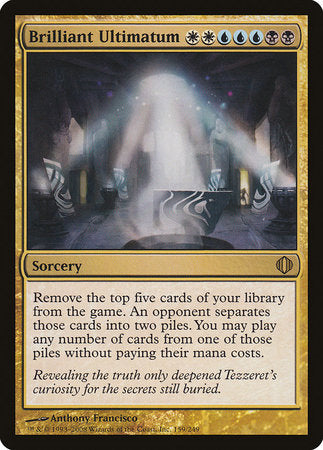 Brilliant Ultimatum [Shards of Alara] | Jomio and Rueliete's Cards and Comics