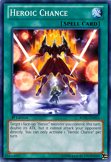 Heroic Chance [REDU-EN053] Common | Jomio and Rueliete's Cards and Comics