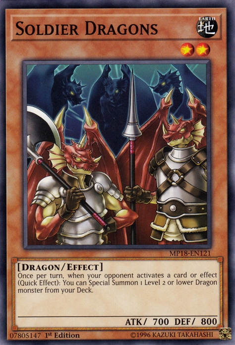 Soldier Dragons [MP18-EN121] Common | Jomio and Rueliete's Cards and Comics