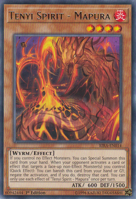 Tenyi Spirit - Mapura [RIRA-EN014] Rare | Jomio and Rueliete's Cards and Comics