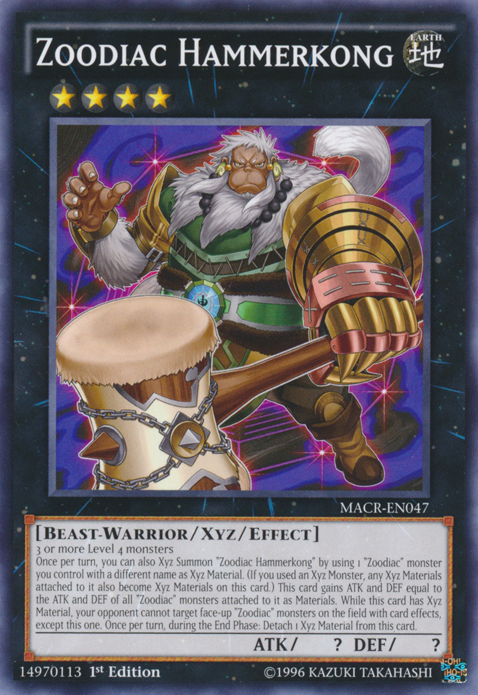 Zoodiac Hammerkong [MACR-EN047] Common | Jomio and Rueliete's Cards and Comics