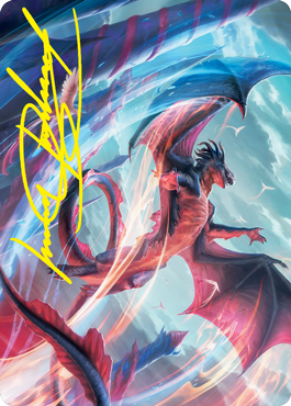 Galazeth Prismari Art Card (Gold-Stamped Signature) [Strixhaven: School of Mages Art Series] | Jomio and Rueliete's Cards and Comics