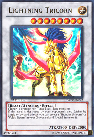 Lightning Tricorn [DREV-EN042] Ultra Rare | Jomio and Rueliete's Cards and Comics