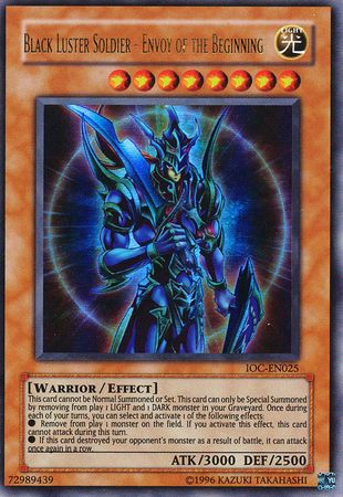 Black Luster Soldier - Envoy of the Beginning [IOC-EN025] Ultra Rare | Jomio and Rueliete's Cards and Comics