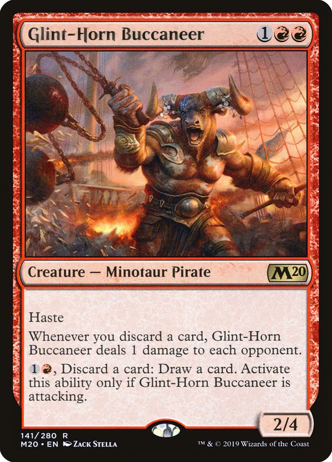 Glint-Horn Buccaneer [Core Set 2020] | Jomio and Rueliete's Cards and Comics