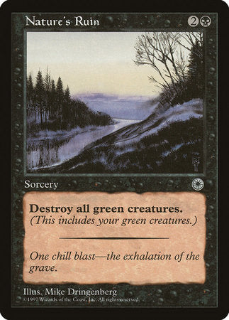 Nature's Ruin [Portal] | Jomio and Rueliete's Cards and Comics