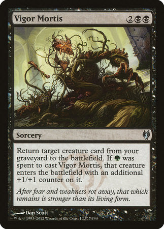 Vigor Mortis [Duel Decks: Izzet vs. Golgari] | Jomio and Rueliete's Cards and Comics