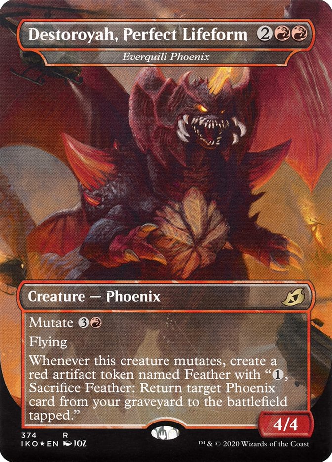 Everquill Phoenix - Destoroyah, Perfect Lifeform (Godzilla Series) [Ikoria: Lair of Behemoths] | Jomio and Rueliete's Cards and Comics