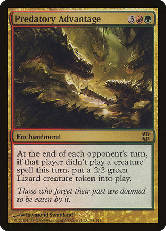 Predatory Advantage [Alara Reborn] | Jomio and Rueliete's Cards and Comics