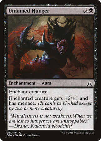 Untamed Hunger [Oath of the Gatewatch] | Jomio and Rueliete's Cards and Comics