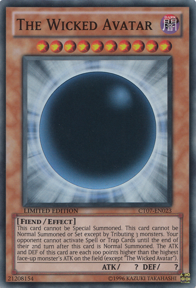 The Wicked Avatar [CT07-EN023] Super Rare | Jomio and Rueliete's Cards and Comics