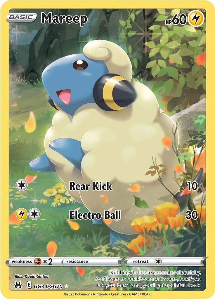Mareep (GG34/GG70) [Sword & Shield: Crown Zenith] | Jomio and Rueliete's Cards and Comics