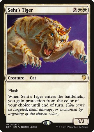 Seht's Tiger [Commander 2017] | Jomio and Rueliete's Cards and Comics