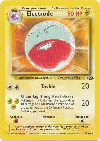 Electrode (18/64) [Jungle Unlimited] | Jomio and Rueliete's Cards and Comics