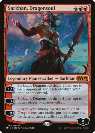 Sarkhan, Dragonsoul [Core Set 2019] | Jomio and Rueliete's Cards and Comics