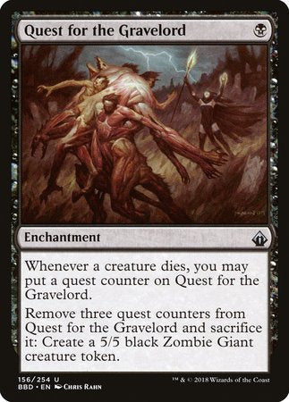 Quest for the Gravelord [Battlebond] | Jomio and Rueliete's Cards and Comics