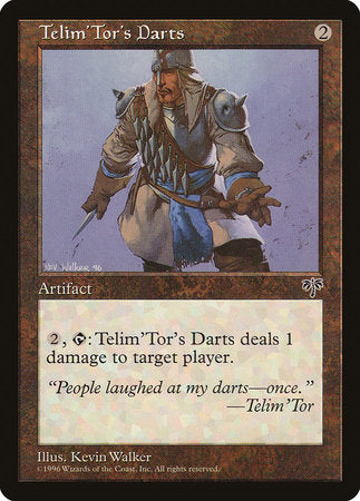 Telim'Tor's Darts [Mirage] | Jomio and Rueliete's Cards and Comics