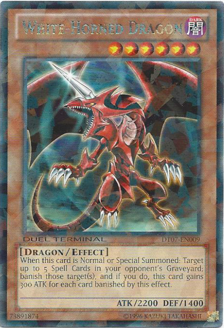 White-Horned Dragon [DT07-EN009] Rare | Jomio and Rueliete's Cards and Comics