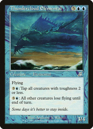 Thundercloud Elemental [Scourge] | Jomio and Rueliete's Cards and Comics