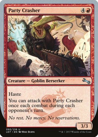 Party Crasher [Unstable] | Jomio and Rueliete's Cards and Comics