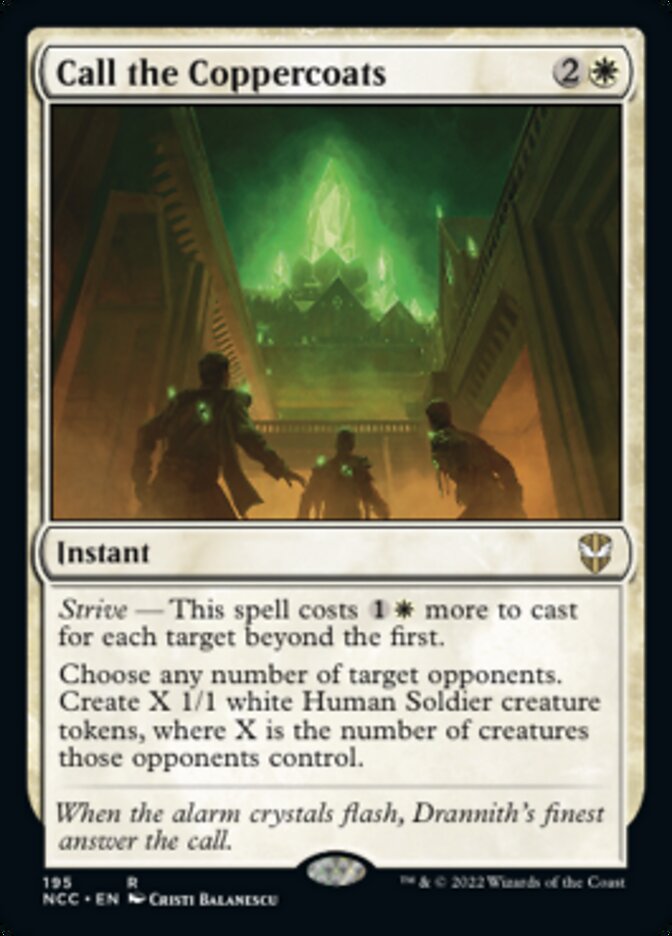 Call the Coppercoats [Streets of New Capenna Commander] | Jomio and Rueliete's Cards and Comics
