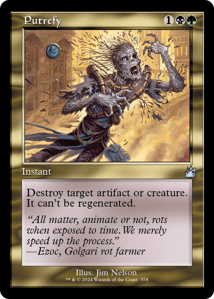 Putrefy (Retro Frame) [Ravnica Remastered] | Jomio and Rueliete's Cards and Comics