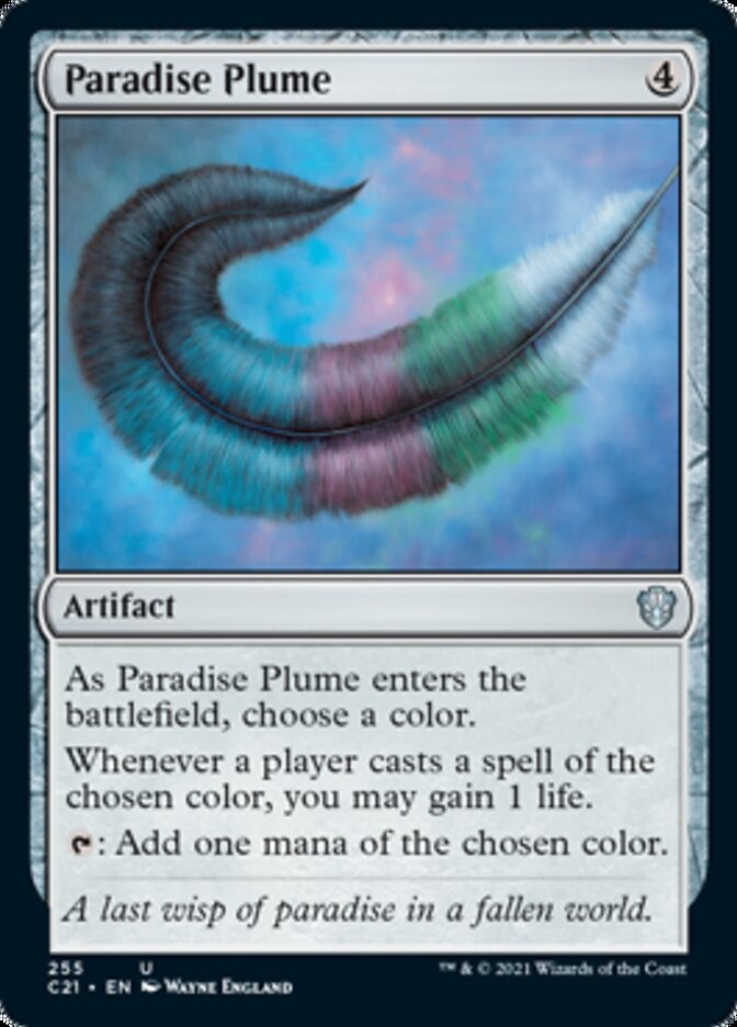 Paradise Plume [Commander 2021] | Jomio and Rueliete's Cards and Comics