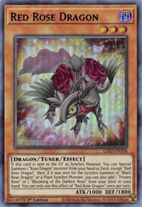 Red Rose Dragon (Purple) [LDS2-EN108] Ultra Rare | Jomio and Rueliete's Cards and Comics