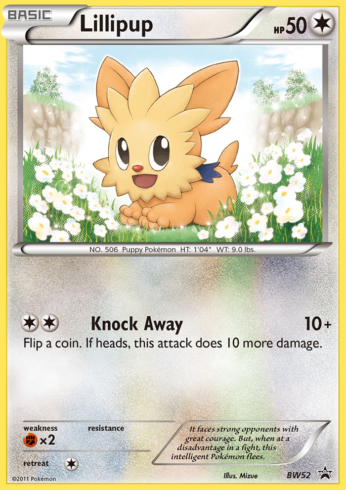 Lillipup (BW52) [Black & White: Black Star Promos] | Jomio and Rueliete's Cards and Comics