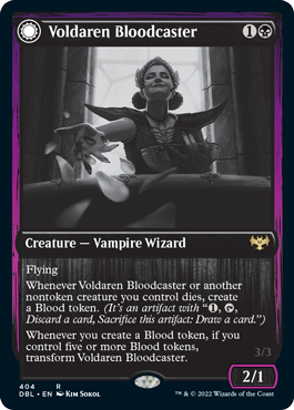 Voldaren Bloodcaster // Bloodbat Summoner [Innistrad: Double Feature] | Jomio and Rueliete's Cards and Comics