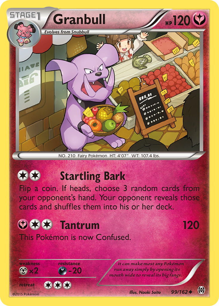 Granbull (99/162) [XY: BREAKthrough] | Jomio and Rueliete's Cards and Comics