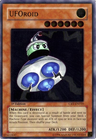UFOroid (UTR) [CRV-EN010] Ultimate Rare | Jomio and Rueliete's Cards and Comics