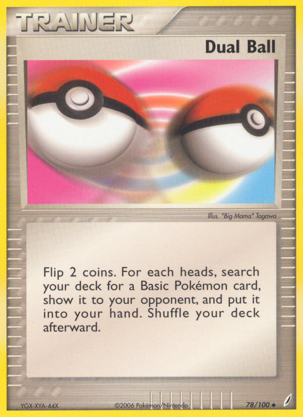Dual Ball (78/100) [EX: Crystal Guardians] | Jomio and Rueliete's Cards and Comics
