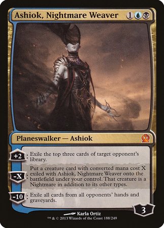 Ashiok, Nightmare Weaver [Theros] | Jomio and Rueliete's Cards and Comics