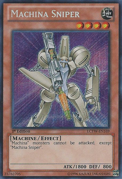 Machina Sniper [LCYW-EN169] Secret Rare | Jomio and Rueliete's Cards and Comics