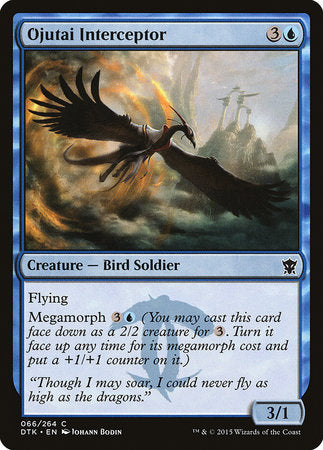 Ojutai Interceptor [Dragons of Tarkir] | Jomio and Rueliete's Cards and Comics