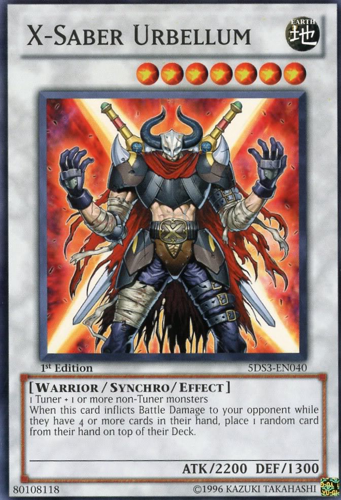 X-Saber Urbellum [5DS3-EN040] Common | Jomio and Rueliete's Cards and Comics