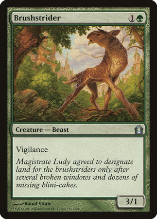 Brushstrider [Return to Ravnica] | Jomio and Rueliete's Cards and Comics